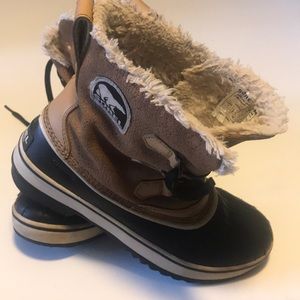 Sorel Winter Rain Snow Boots Sz 7 Tan
